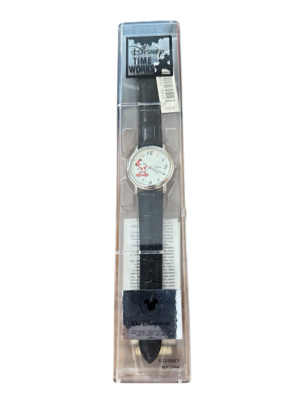 Disney Time Works Santa Mickey Christmas Watch Walt Disney World